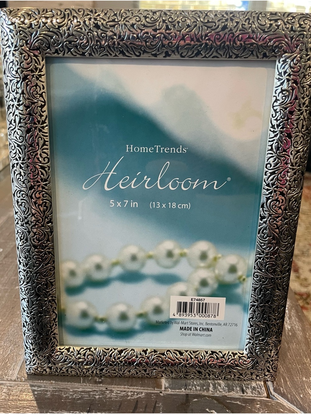HomeTrends Heirloom Ornate Silver 5x7 Frame - Elegant Embossed Design